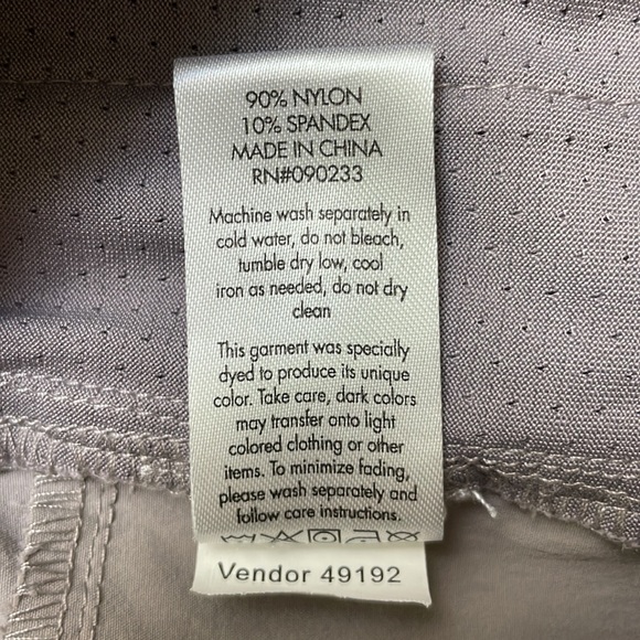 PacSun Gray Zip Off Performance Cargo Joggers size M - Picture 8 of 9